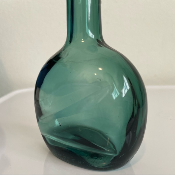 MCM Vintage Portuguese Green Glass Bottle - Picture 6 of 9